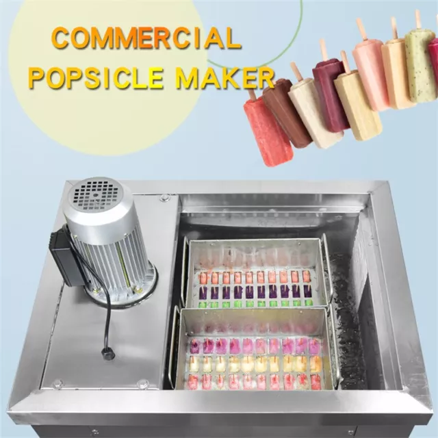 Kolice Commercial 2 Mold Sets ice Cream Popsicle Machine,ice pop maker,ice bars