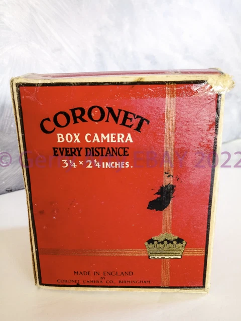 Cámara De Película E Instrucciones Coronet Every Distance Box Box Box Y Embalaje Original