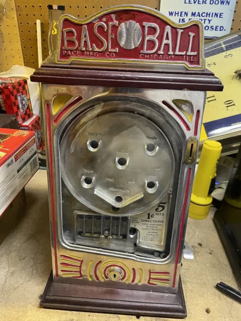Baseball Coin Operated Penny Game