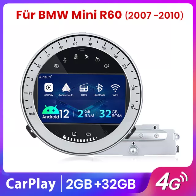 8-Kern 32GB Android 12 GPS Autoradio Navi für BMW Mini Cooper DAB+BT 5.0 CarPlay