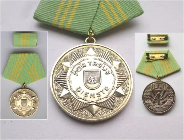 DDR Polizei Medaille VOPO Volkspolizei East German Police Prison Medal GDR RDA