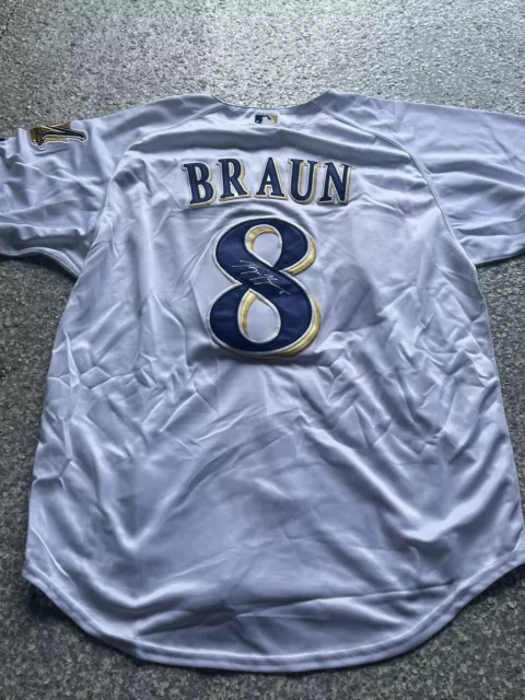 Ryan Braun Signed Milwaukee Brewers Jersey