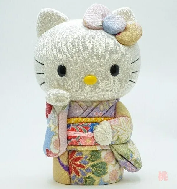 PSL Sanrio Hello Kitty Kimono Beckoning cat Kakinuma doll Manekineko Momo Japan