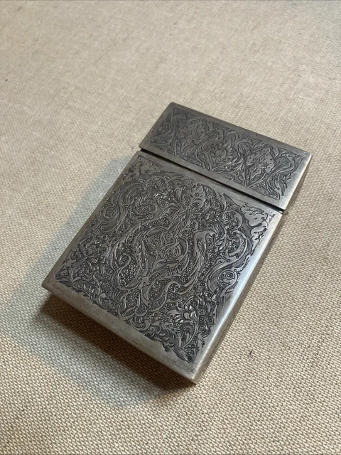 ÉTUI À CIGARETTES en argent EUR 10,50 - PicClick FR