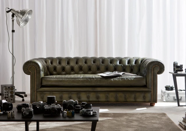 Upholstery Set 3 Seater Sofas Classic New Richmond Chesterfield Sofa Couch New