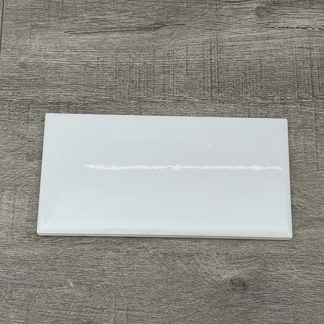 4 Tiles- Daltile New White 3x6 Glossy Ceramic Subway Tile Backsplash Wall Floor