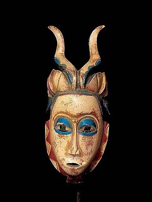 African Face Mask African Tribal Art Wooden "Guro  Mask Face Mask- 2780