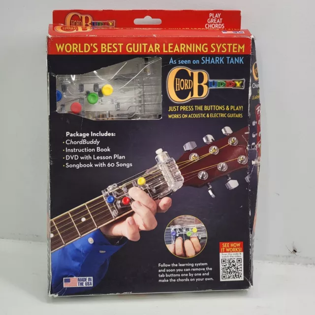 ChordBuddy Guitar Device Revised with Songbook and DVD Chord Buddy NEW 000139936