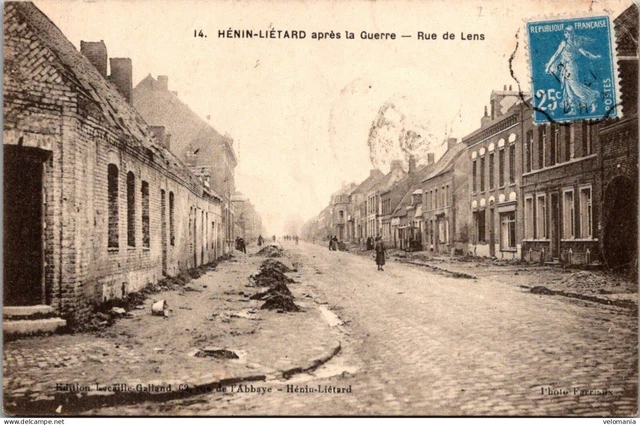 Carte Postale Ancienne – Guerre – Péronne (Somme) – Marktplatz – Militaire