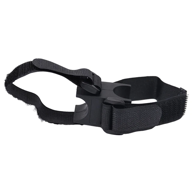 Support Lampe Torche U-shaped - Clip Bras + Fixation Trépied - 2 Pièces (noir)