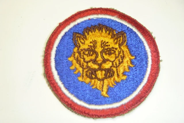 A  World War 2 U S Army 106th Division Cut Edge Snow Back Patch