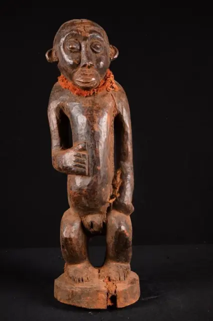 23018  Afrikanische Alte Bulu Affe Figur / Figure Kamerun