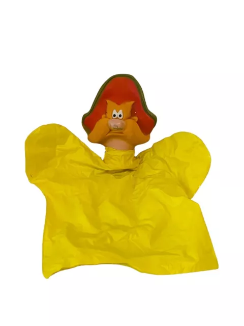 Yosemite Sam Looney Tunes Hand Puppet toy 1969 Muppets Mr Rogers vtg antique