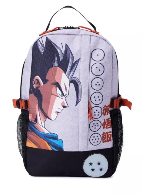 Dragon Ball Z Gohan Unisex 18" Laptop Backpack, Gray