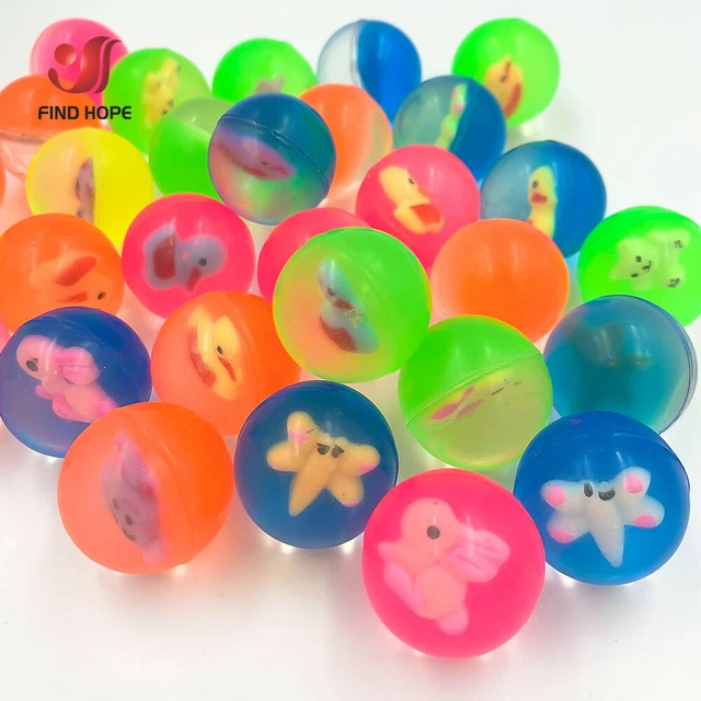 Bounce Balls 18 Pcs Bouncy Balls Fo Kids,45 Mm Jumbo Supe Bouncy