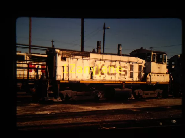 5T01 TRAIN SLIDE Railroad 35MM Photo KCS SW-1500 4334 PITTSBURG KS 8-23-80