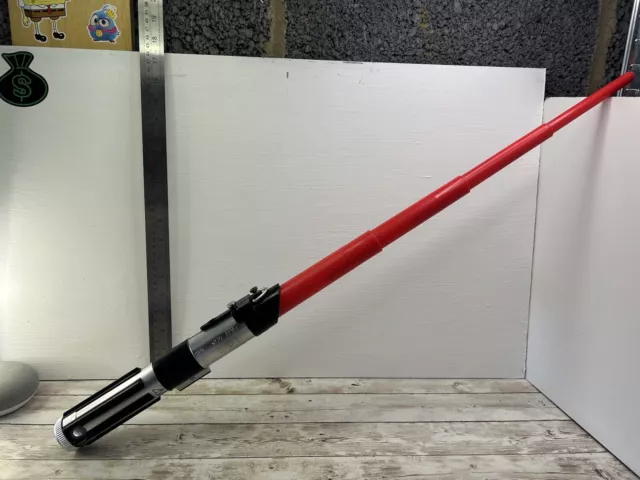 Star Wars Darth Vader Red Extendable Lightsaber Hasbro 2015 Free Postage