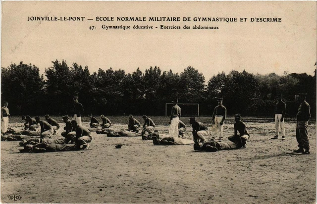 CPA AK JOINVILLE-le-BRIDGE Educational Gymnastics. Exercises (676024)