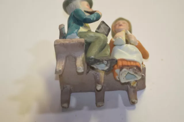 Ancien Sujet En Biscuit Porcelaine Figurine Poupee Miniature Objet De Vitrine 3