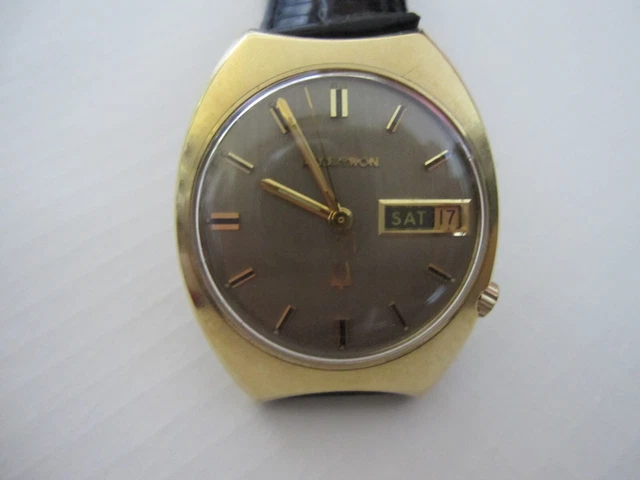 Invicta Vintage Orologio Automatico Uomo 45mm | Quadrante Argento, Cinturino Marrone E Oro Rosa (Mod. 22569) - 4