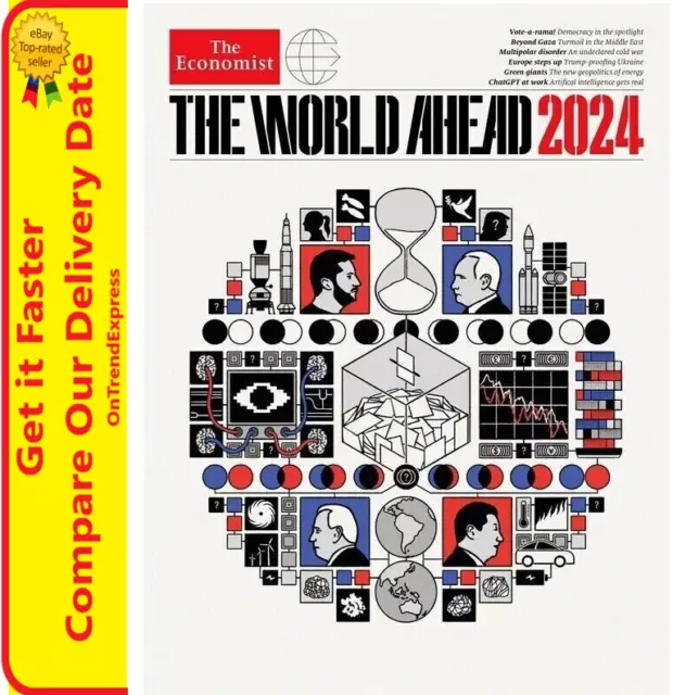 The Economist Magazine Annual Issue The World Ahead 2024 BRAND NEW