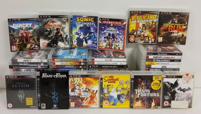 75 x PS3 Games JobLot - Kingdom Hearts Dead Island Farcry Transformers Sonic