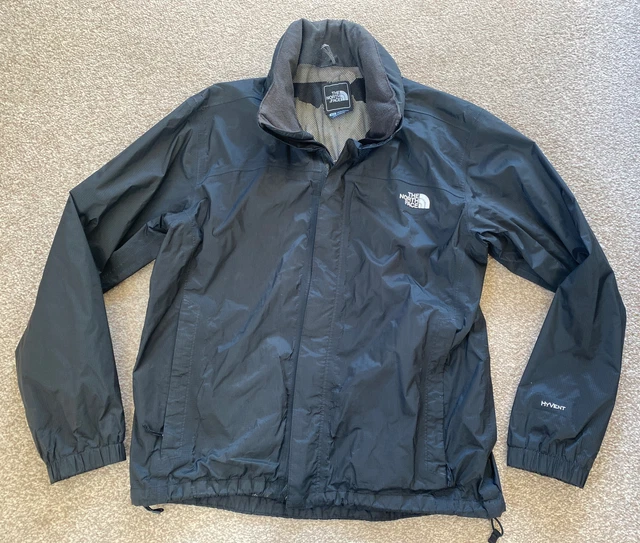 the north face hyvent jacket men’s medium black coat