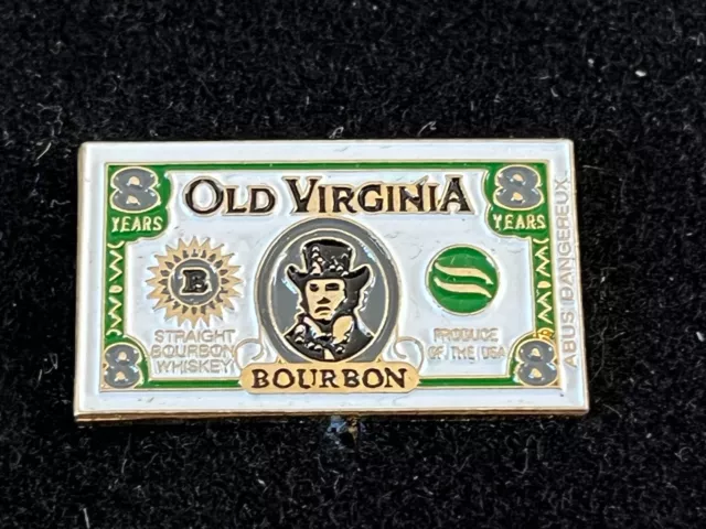 Pins Pin Enamel Alcool Whisky Whiskey Old Virginia Bourbon