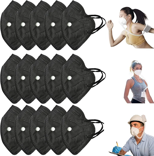(15Pcs,Black Filter) Filter Suitable for BROAD and  R18 Airpro Maskes Electrical
