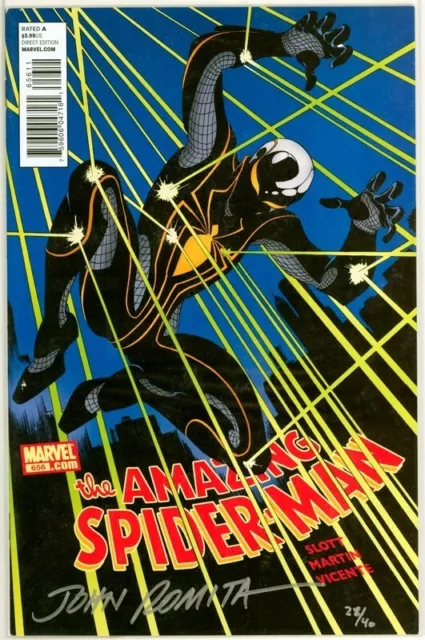 Amazing Spider-Man 656 Dynamic Forces Signed John Romita 1St Spider Armor Marvel