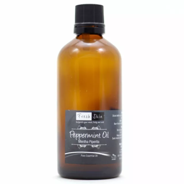 100ml Peppermint 100% Pure Essential Oil - Mentha piperita - Aromatherapy