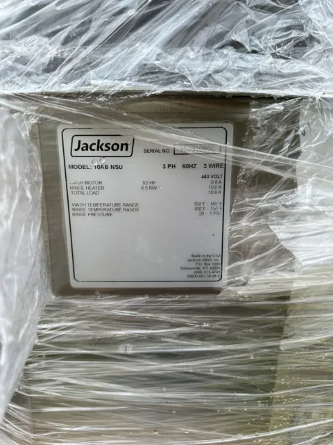 Jackson 10AB nsh dishwasher NEW