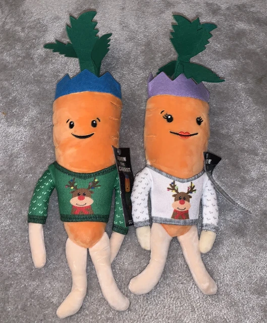 KEVIN THE CARROT & Katie Jumpers And Party Hats Aldi Plush Soft Toys £4