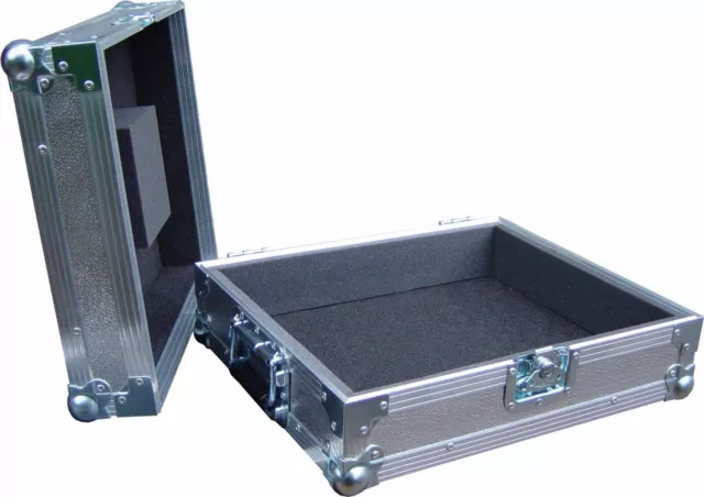 Technics SL1210 Turntable DJ Deck Swan Flight Case (Stucco - Silver) 2