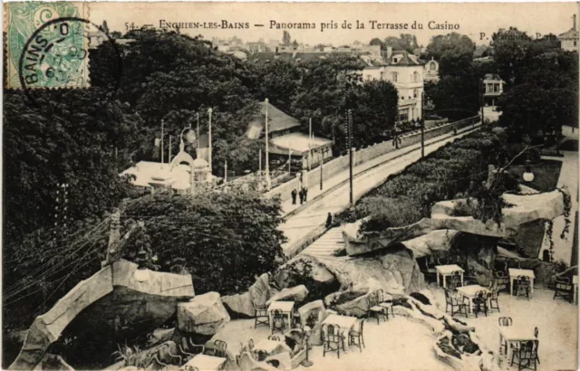 CPA AK ENGHIEN-les-BAINS - Panorama pris de la Terrasse du Casino (519545)
