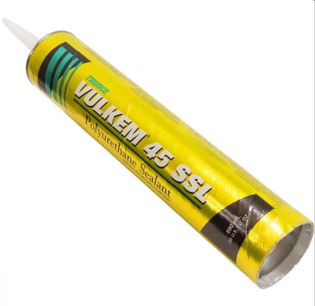 Vulkem 45 SSL One-Part Semi-Self Leveling Polyurethane Sealant (Limest...