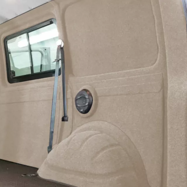 Innenverkleidung Verkleidung Filz Vlies Beige 2x2m passend für VW T6 T5 T4 Caddy