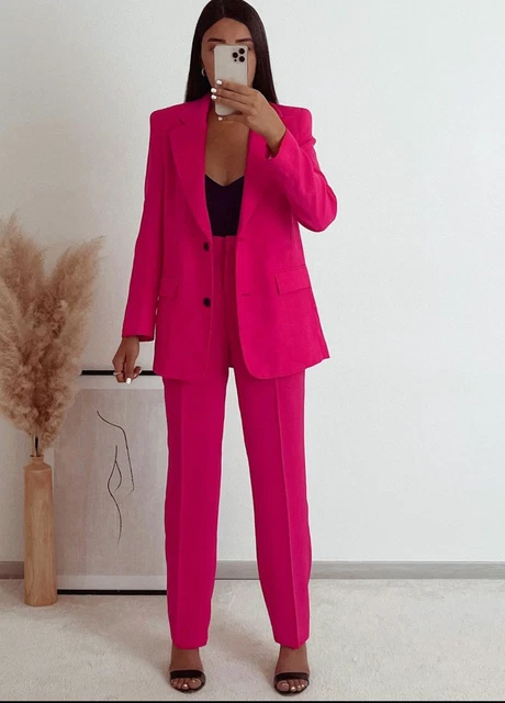 Zara completo fucsia sale