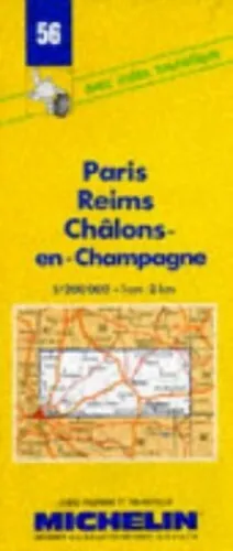 Paris-Reims-Chalons-sur-Marne (Mich... by Michelin Travel Publ Sheet map, folded