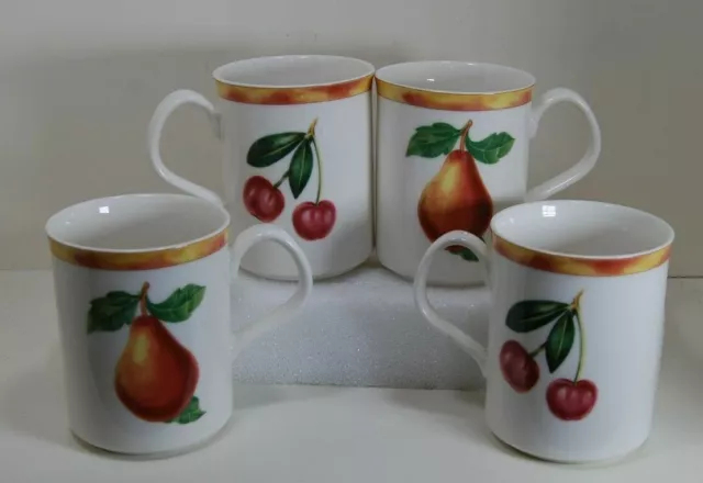 Noritake Epoch Collection Pear Porcelain Coffee Mug. Still in the box. Set of 4