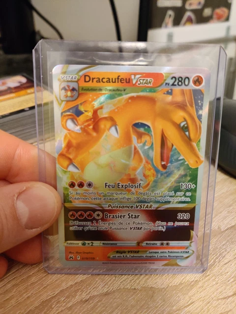 Ultra Rare Pokemon Carte Dracaufeu VSTAR 019/159 - Couronne Zénith
