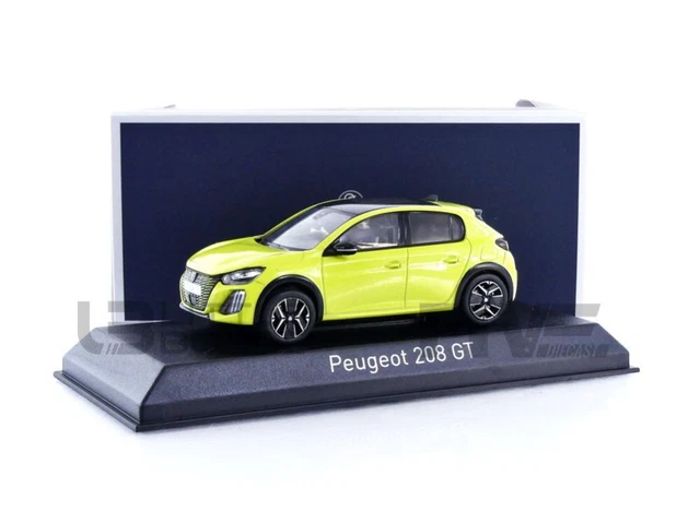 Norev 1/43 - Peugeot 208 3 Portes Bleue Virtuel - Miniature Très Bon état