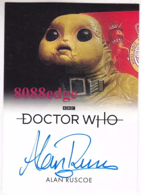 2023 Doctor Who Series 1-4 Auto: Alan Ruscoe - Autograph Star Wars/Fifth Element