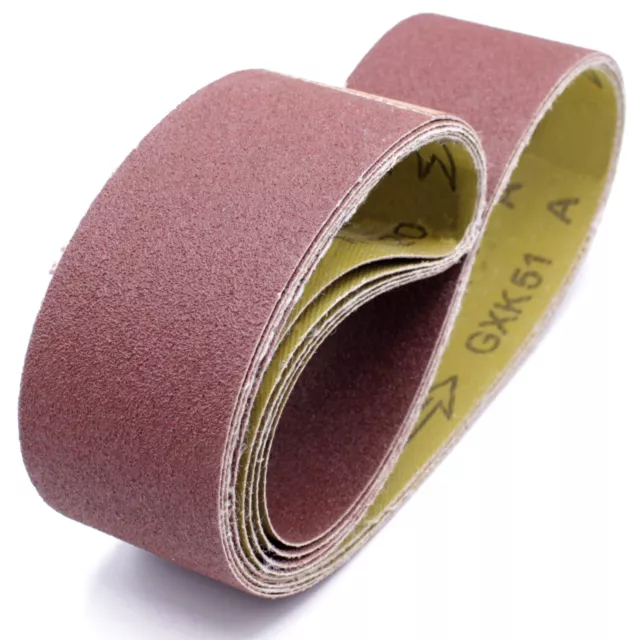 Bandes Abrasives 50x686 Grain P40 P60 P80 P100 P120 P180 P240 320 400