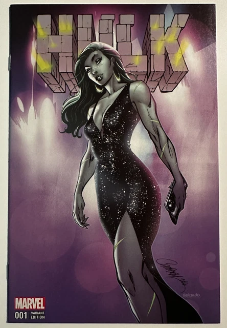 HULK #1 NM+ (2017) RARE: J Scott Campbell Exclusive / She-Hulk / Comicxposure