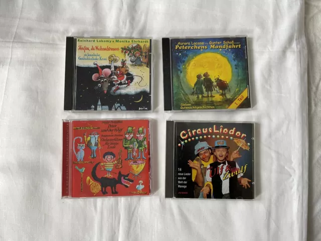 4 CD Ulf&Zwulf, Peter und der Wolf, Lakomy, Peterchens Mondfahrt