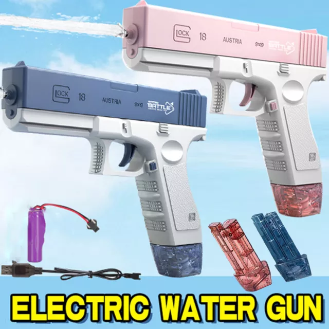 Electric Water Guns Automatic Pistol Toy for Adults Children Pool Beach Outdoor