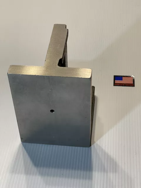 Cast Iron Right Angle Plate 5” High, 3-3/4”Wide 4” Deep. Made In USA
