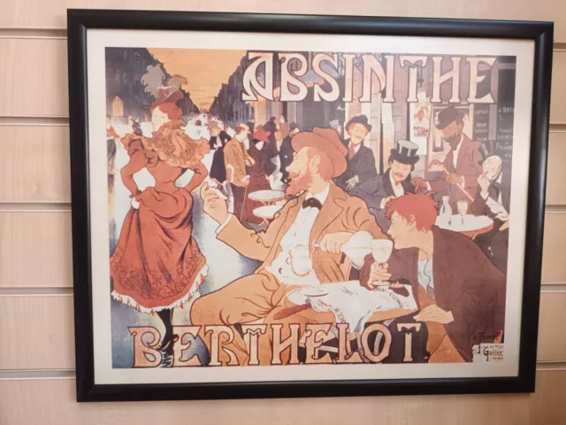 Vintage Advertising Poster Drinks Absinthe Berthelot Wall Art Nouveau Thiriet