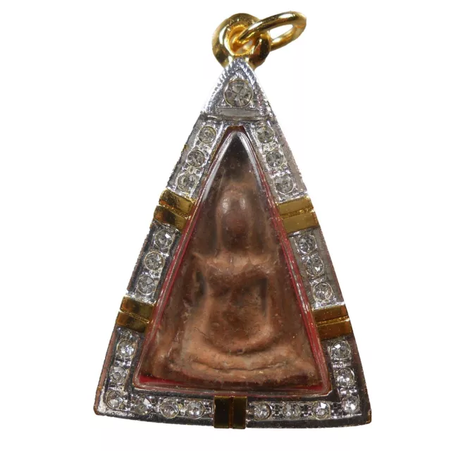 Top! Old Thai Buddha Amulet Phra Nangphraya Siam Pendant